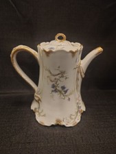 Antique Haviland & Co Limoges France porcelain  floral Coffee/Teapot  (10)