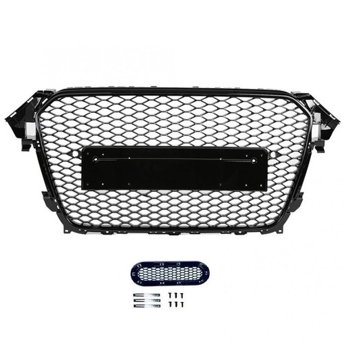 Calandre noir brillant nid - noir,