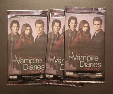 VAMPIRE DIARIES LOVE SUCKS 4TH SEASON TRADING CARD 3 PACK LOT 