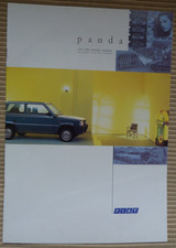 Fiat Panda 1000 CLX (Cat) & Selecta UK market sales brochure 1992