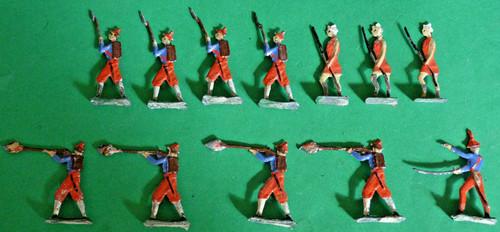 Plats étain zinnfiguren - plats,
