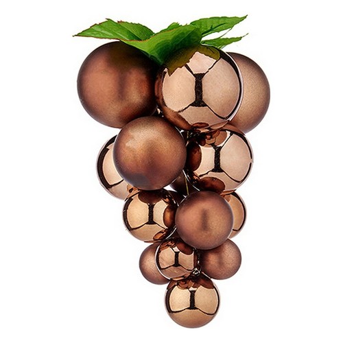 Boule noël krist marron - noël,