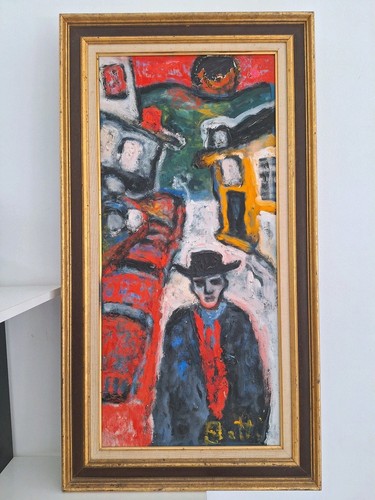 Peinture huile sur - huile, toile