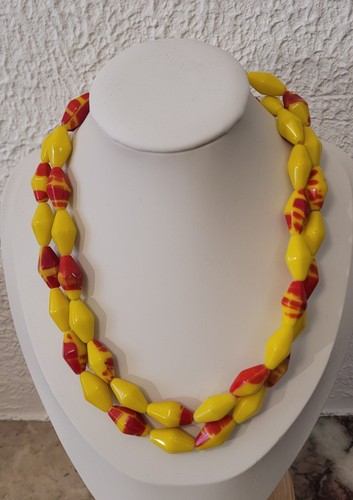 Ancien collier verre - collier,