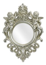 Miroir couleur argent avec