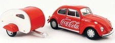 MOTOR CITY CLASSICS, VOLKSWAGEN Coccinelle COCA COLA 1967 avec mini caravane ...