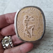 Grande Broche en Argent avec