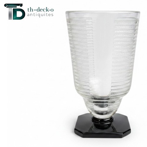 Daum nancy vase verre grave - vase,