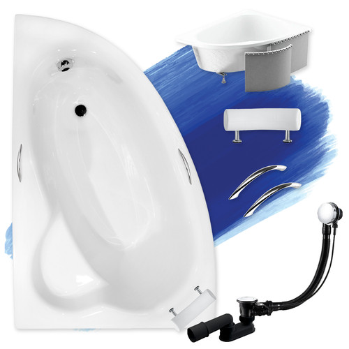 Baignoire 150x100 gauche - 150x100, +
