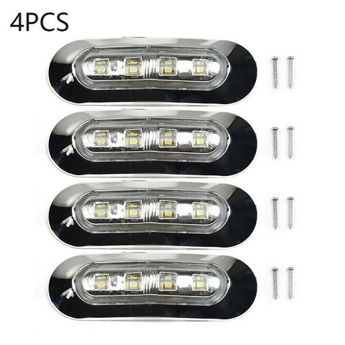 4pc marine bateau led - marine,