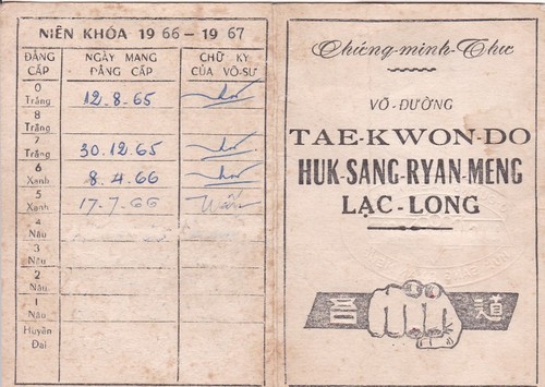 Vietnam carte membre 1966 - vietnam,