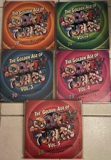 THE GOLDEN AGE OF LOONEY TUNES LASERDISC LOT OF 5 BOX SET VOL. 1-5 COMPLETE SET!