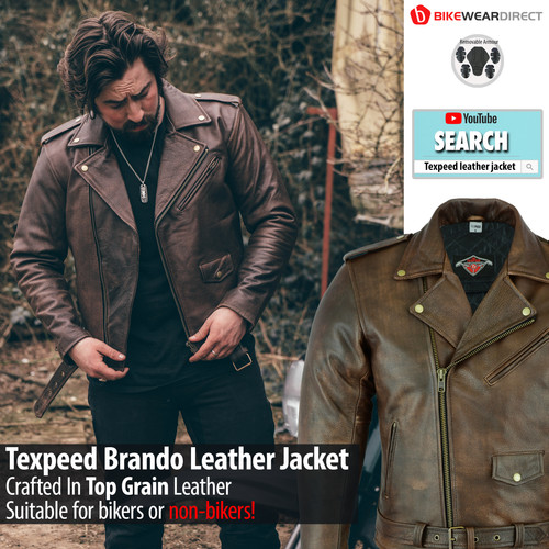 Veste moto cuir brando - en,