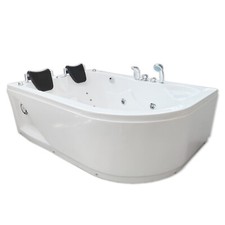 BAIGNOIRE BALNEO MASSANTE 170 X 115 cm Havana