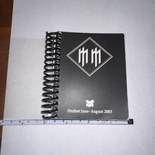 Marilyn Manson -Ozzfest June/August 2003 Mini Mini Tour Itinerary - 3 1/2“ X 4“