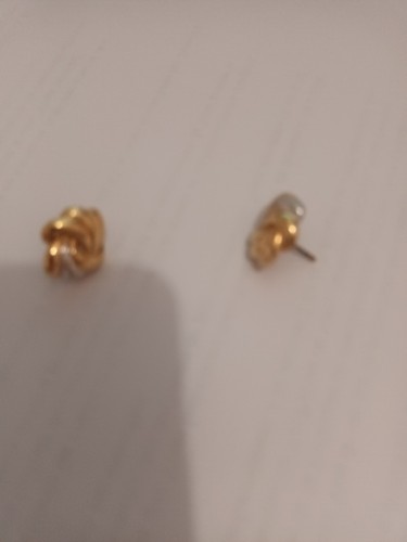 Paire boucle oreille - de, or