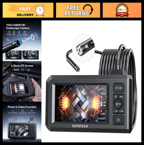 Dual lens 1080p endoscope - dual,