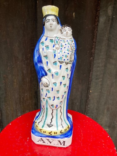 Statuette ancienne vierge - statuette,