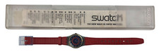 Montre Bracelet Swatch Lady Gin Rose LN115 1992 + Étui