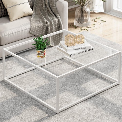 Table basse carrée - , verre