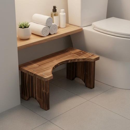 Tabouret accroupi bois - bois, massif