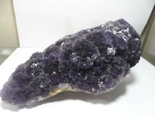 CRIS 47E FLOTTANT "BOULE A FACETTE" FLUORITE VIOLETTE MINE FONTSANTE VAR 1735G