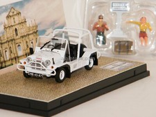 MINI MOKE BLANCHE RHD + 2 Figurines VITESSE 1/43 Réf 21155
