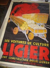 LIGIER CULTURE CARS POSTER