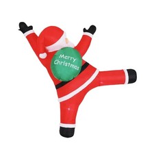 Père Noël gonflable suspendu