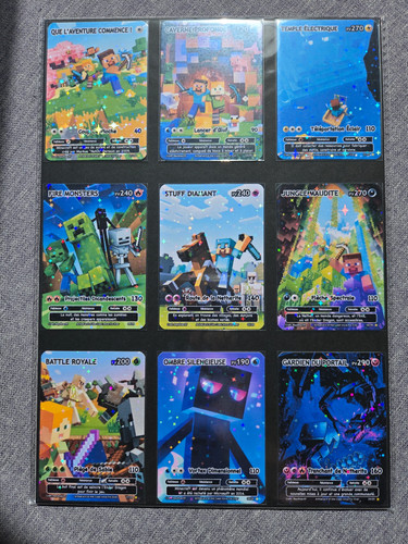 Cartes minecraft pokémon - cartes,