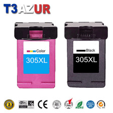 305xl- Cartouche compatibles avec HP 305 XL, Deskjet, Envy, pro -Qualité premium