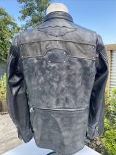 Harley Davidson Men WILLIE G Convertible Leather Jacket  Vest Large 97157-17VM