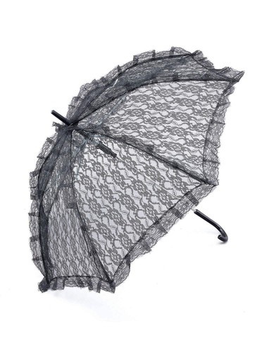 Ombrelle noir dentelle mariage - ombrelle,