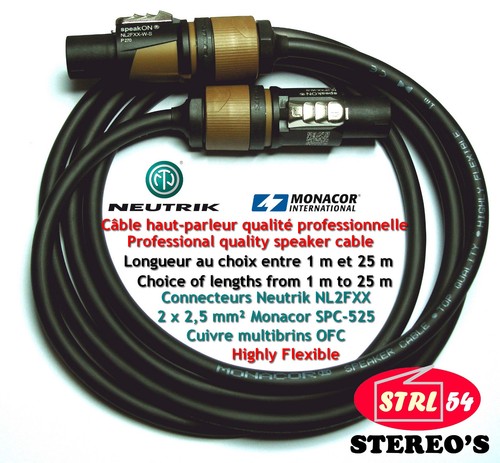 Cordon speakon neutrik - hp,