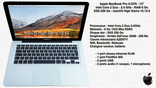Apple macbook pro a1278 - macbook, 13"