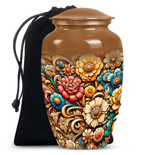 Urnes crémation fleurs - crémation,