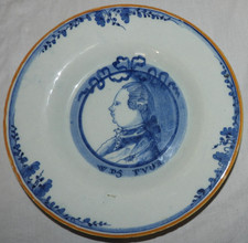 Assiette DELFT fin 18ème 