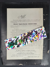 Faire-part décès, Auguste-Hippolyte Cheneau-Caron, 1839-1910, Orléans, Loiret