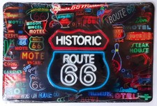 PLAQUE  HISTORIC ROUTE 66  /