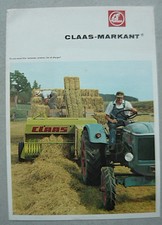 Catalogue, Brochure, Prospectus Presse Markant CLAAS ( Tracteur agricole )
