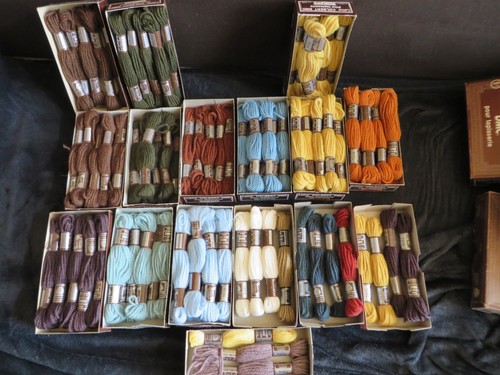 Lot laine tapisserie dmc - lot,