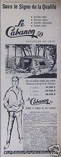 PUBLICITÉ 1959 CABANON DES