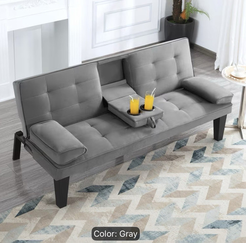 Gray modern convertible - gray,