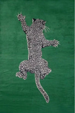 Tapis léopard moderne pour