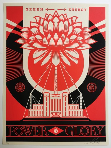 Shepard fairey green - shepard,