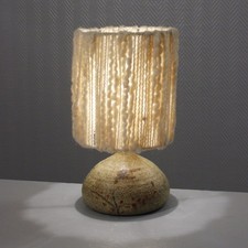Lampe en grès chamotté