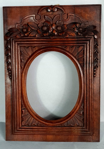 Cadre ancien bois sculpté