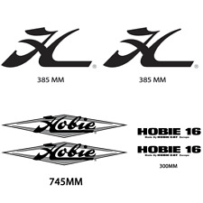 Pack HOBIE CAT 16 Kit BOATS LOGO  VINYL DECAL / STICKER 6pcs