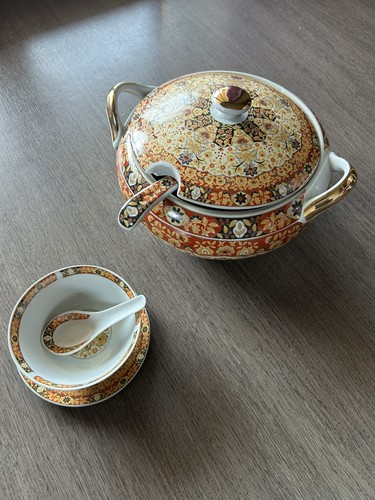 Service asiatique vintage - , en