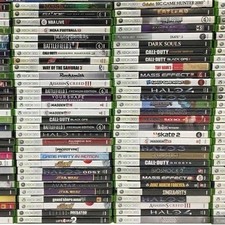 Microsoft Xbox 360 Games Cleaned Tested Complete - You Pick & Choose Video Games